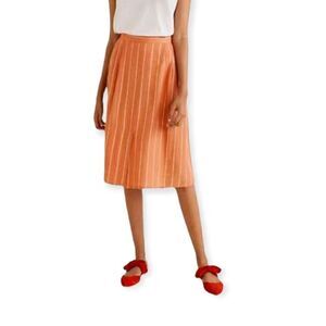 NWT MNG Falda Nambia Linen Skirt Size S E20